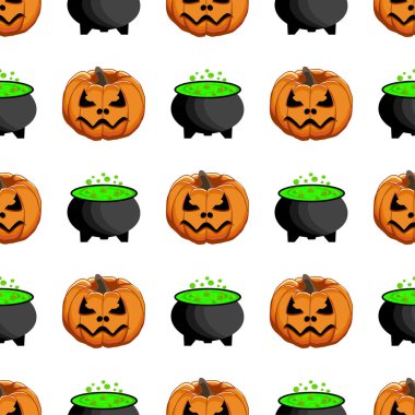 Tema üzerine resim büyük renkli desen Cadılar Bayramı