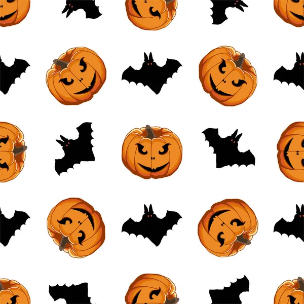 Illustratie op thema groot gekleurd patroon Halloween — Stockvector