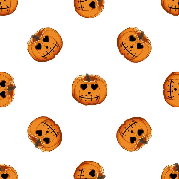 Illustratie op thema groot gekleurd patroon Halloween — Stockvector