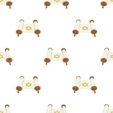 Tema büyük renkli desen Tevrat İllüstrasyon