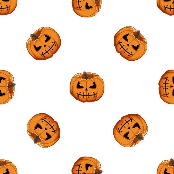 Illustratie op thema groot gekleurd patroon Halloween — Stockvector