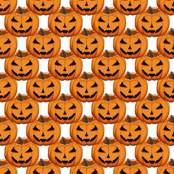 Illustrasjon av tema stort fargemønster Halloween – stockvektor