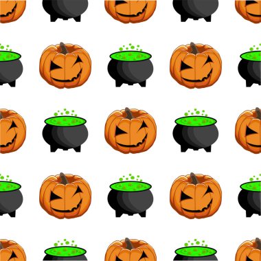 Tema üzerine resim büyük renkli desen Cadılar Bayramı