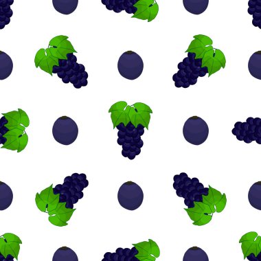 Tema üzerine resim büyük renkli dikişsiz üzüm, fok için parlak dut deseni. Böğürtlen deseni güzel, kusursuz tekrar eden üzümden oluşuyor. Kusursuz yumuşak üzümden basit renkli desenli çilek..