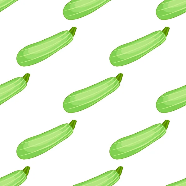 Illustration Tema Lyse Mønster Courgette Vegetabilsk Squash Til Sæl Vegetabilsk – Stock-vektor