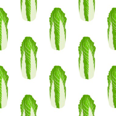 Resim desenli Çin lahanası, fok için sebze salatası. Güzel Çin lahanası ve bir sürü salatadan oluşan sebze deseni. Salata Çin lahanasından basit renkli sebze deseni..