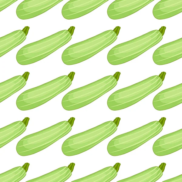 Illustration Tema Lyse Mønster Courgette Vegetabilsk Squash Til Sæl Vegetabilsk – Stock-vektor