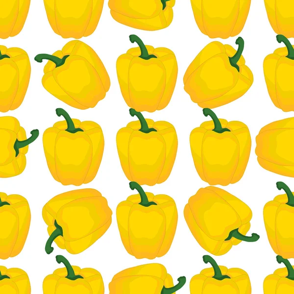 Illustration Sur Thème Poivron Brillant Capsicum Légumes Pour Sceau Motif — Image vectorielle