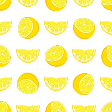Tema üzerine resim, büyük, renksiz, sarı limon, fok balığı için parlak meyve deseni. Güzel, pürüzsüz tekrar eden limondan oluşan meyve deseni. Tertemiz limondan basit renkli desenli meyveler..