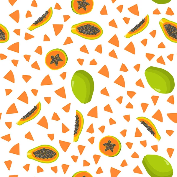 Tema üzerine resim büyük, renksiz papaya, fok balığı için parlak meyve deseni. Güzel, pürüzsüz, tekrarlayan papayadan oluşan meyve deseni. Dikensiz papaya 'dan basit renkli desenli meyve.