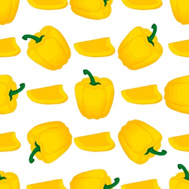 Parlak desenli dolma biber, fok için sebze biberi teması. Sebzeli dolmalık biber deseni, bir sürü kırmızı biber. Capsicum dolma biberinden basit renkli sebze deseni