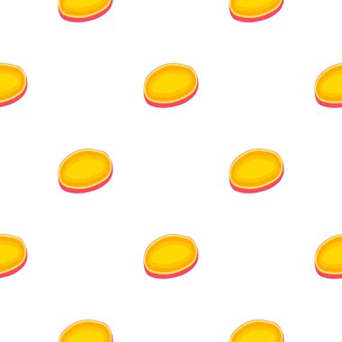 Parlak desenli tatlı patates, fok için sebze yer elması teması. Sebze şablonu çok güzel tatlı patatesten ve bolca yer elmasından oluşuyor. Tatlı patatesten basit renkli sebze deseni..