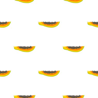 Tema üzerine resim büyük, renksiz papaya, fok balığı için parlak meyve deseni. Güzel, pürüzsüz, tekrarlayan papayadan oluşan meyve deseni. Dikensiz papaya 'dan basit renkli desenli meyve.