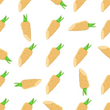 Fok için sebze kökü olan yaban havucu desenli bitki teması. Çok güzel bitkilerden oluşan sebze deseni, bir sürü bitki kökü. Yaban havucu kökünden basit renkli sebze deseni.