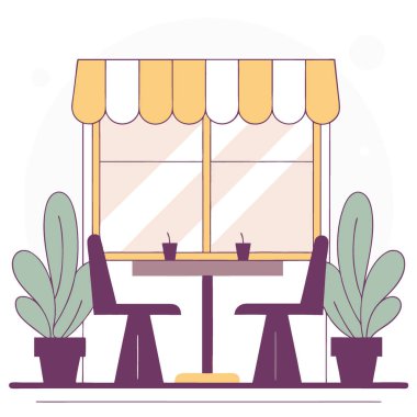 Kafe restoranının bulanık, altın renkli, boş ahşap masasının üstü yapay zeka ürünü. Vektör simgesi