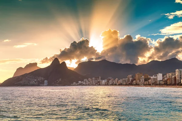 Seascape Observing View Beach City — Stock Photo, Image