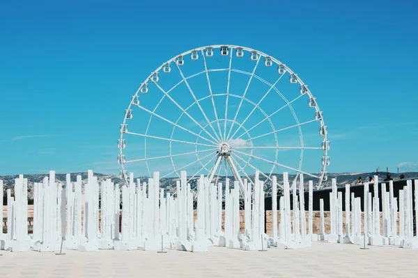 Marseille France Ferris Wheel — Stok Foto