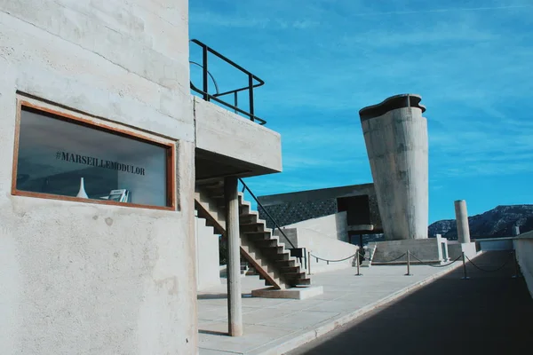 Dak Met Moderne Architectuur Marseille — Stockfoto
