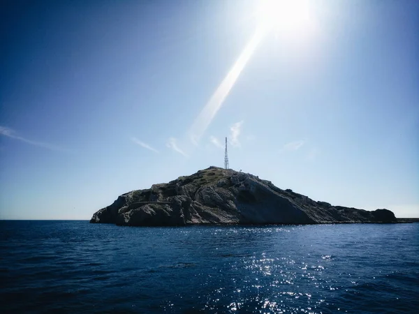 ทะเลเมด เตอร เรเน ยนและเกาะ งเศส Marseille รูปภาพสต็อก
