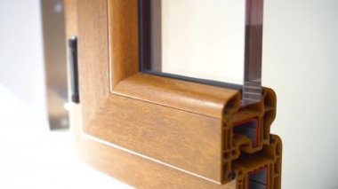 Alüminyum profil örnek üzerinde arka izole