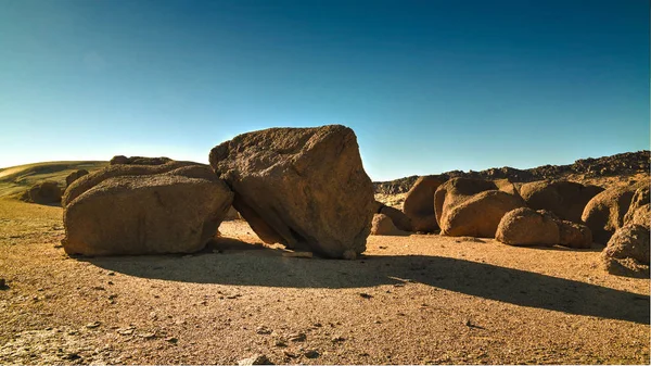 Boulder Krajina Djanet Alžírsko — Stock fotografie