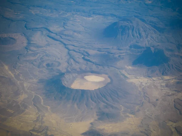 Légi Felvétel Wadi Hadramaut Jemenben — Stock Fotó