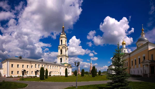 View Cathedral Epiphany Church Sergius Radonezh Church Presentation Blessed Virgin — стоковое фото