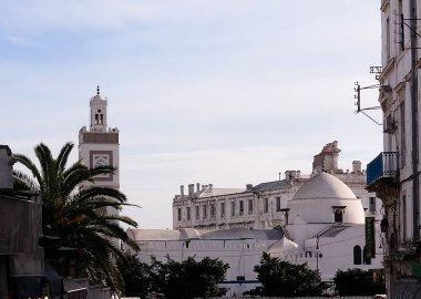 Djamaa al-Djedid Camii Casbah Cezayir, Cezayir, dış görünümüne