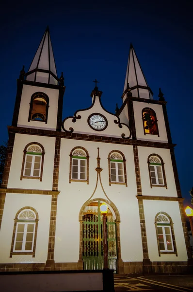 Veduta Esterna Della Chiesa Santa Maria Maddalena Madalena Pico Portogallo — Foto Stock