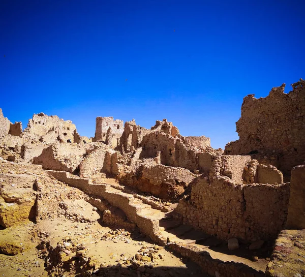 オアシス エジプトのアメン オラクル神殿の遺跡 — ストック写真