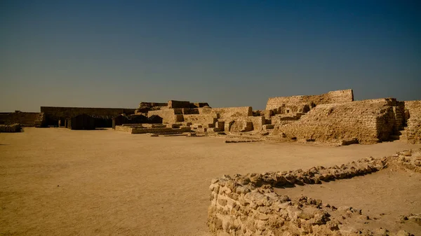 Ruinen Der Qalat Festung Der Nähe Von Manama Bahrain — Stockfoto