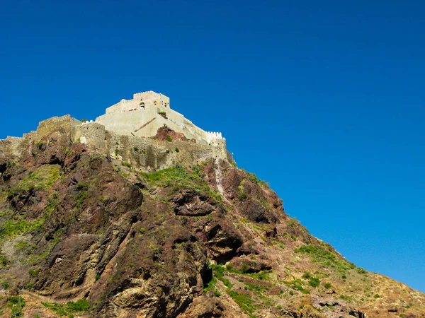 Vista Exterior Fortaleza Cahira También Conocida Como Castillo Cairo Taiz — Foto de Stock