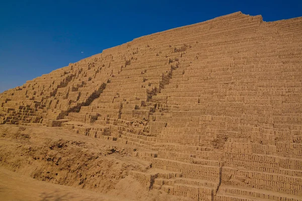 Внешний Вид Пирамиды Уака Пучльяна Лиме Перу — стоковое фото