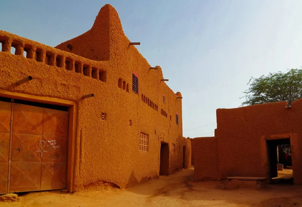 Las Calles Del Casco Antiguo Agadez Septiembre 2017 Níger —  Fotos de Stock