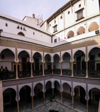 Dar Mustafa Paşa Sarayı Casbah 10 Ocak 2017 Cezayir, Cezayir, görünümüne