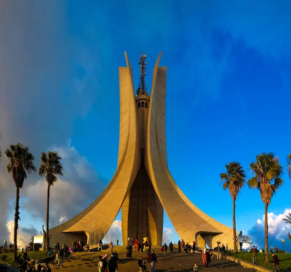 Buitenaanzicht Aan Heiligdom Van Martelaar Algiers Algerije — Stockfoto