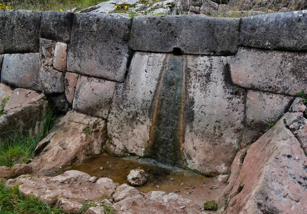 Vista Esterna Sul Sito Archeologico Tambomachay Cuzco Perù — Foto Stock