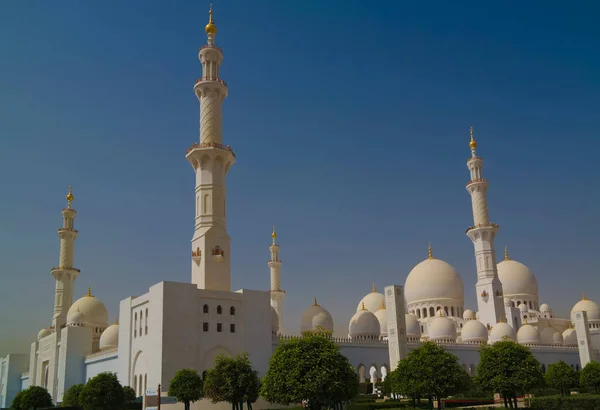 Vista Exterior Mezquita Sheikh Zayed Abu Dhabi Eau — Foto de Stock