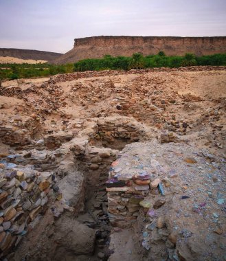 Çölde Atar, Moritanya, Almoravid Hanedanı Sarayı kalıntıları