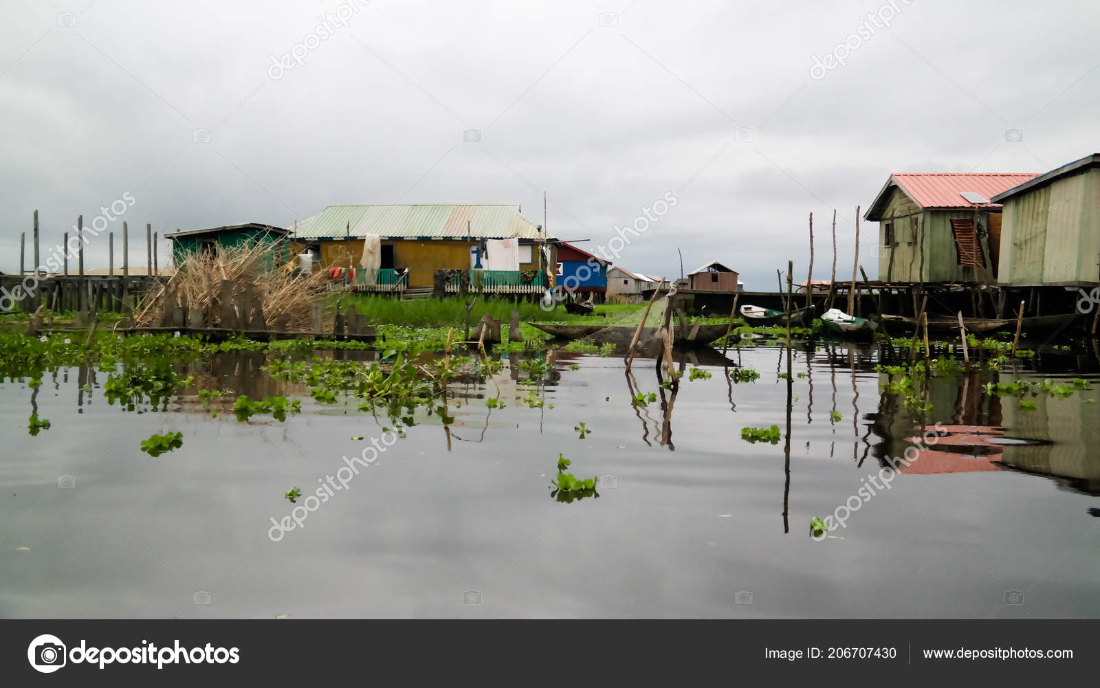 Ganvie - a village on the lake Ganvie - a village on the lake