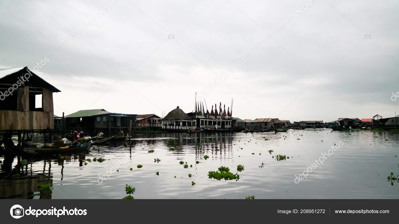Ganvie - a village on the lake Ganvie - a village on the lake