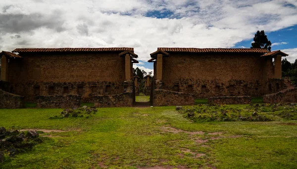 View Archaeological Site Raqchi Cuzco Peru — Stock Photo, Image