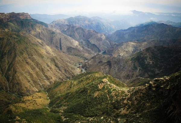 Vista Panorámica Del Cañón Adi Alauti Las Tierras Altas Eritrea — Foto de Stock