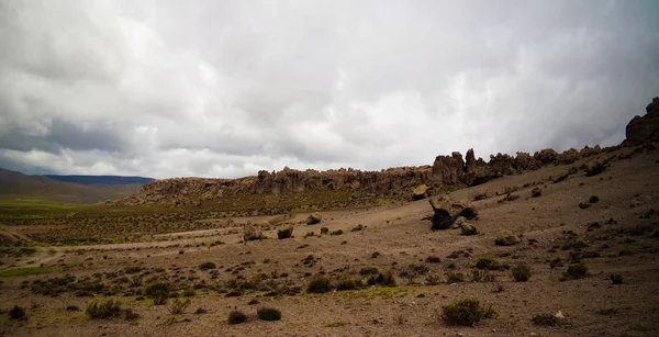 Zandsteen Rotsformatie Imata Salinas Aguada Blanca Nationale Reservation Arequipa Peru — Stockfoto