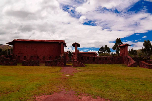 Veduta Del Sito Archeologico Raqchi Cuzco Perù — Foto Stock