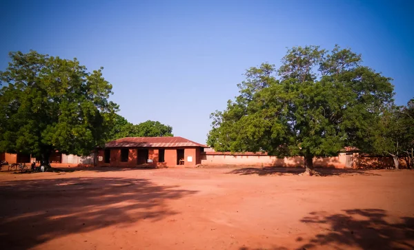 Vista Para Palácios Reais Abomey Fon Pessoas Benin — Fotografia de Stock