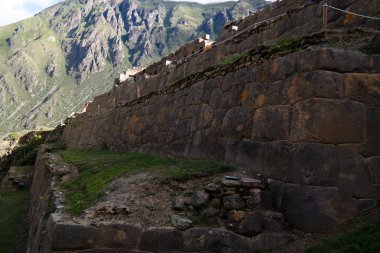 Poligonal Ollantaytambo arkeolojik sitesi, Cuzco Eyaleti, Peru