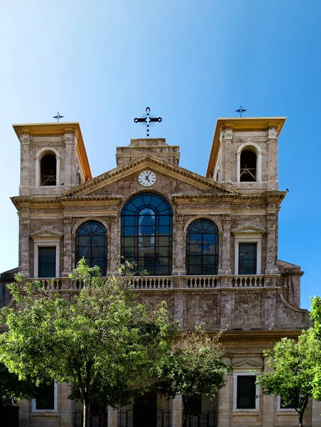 Vista Exterior Catedral San Jorge Maronita Beirut Líbano —  Fotos de Stock