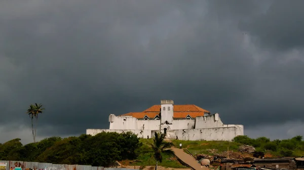 Εναέρια Άποψη Coenraadsburg Φρούριο Από Την Οροφή Του Κάστρου Elmina — Φωτογραφία Αρχείου