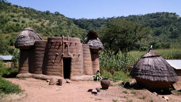 Pueblo Tammari Tradicional Pueblo Tamberma Koutammakou Tierra Batammariba Región Kara — Foto de Stock